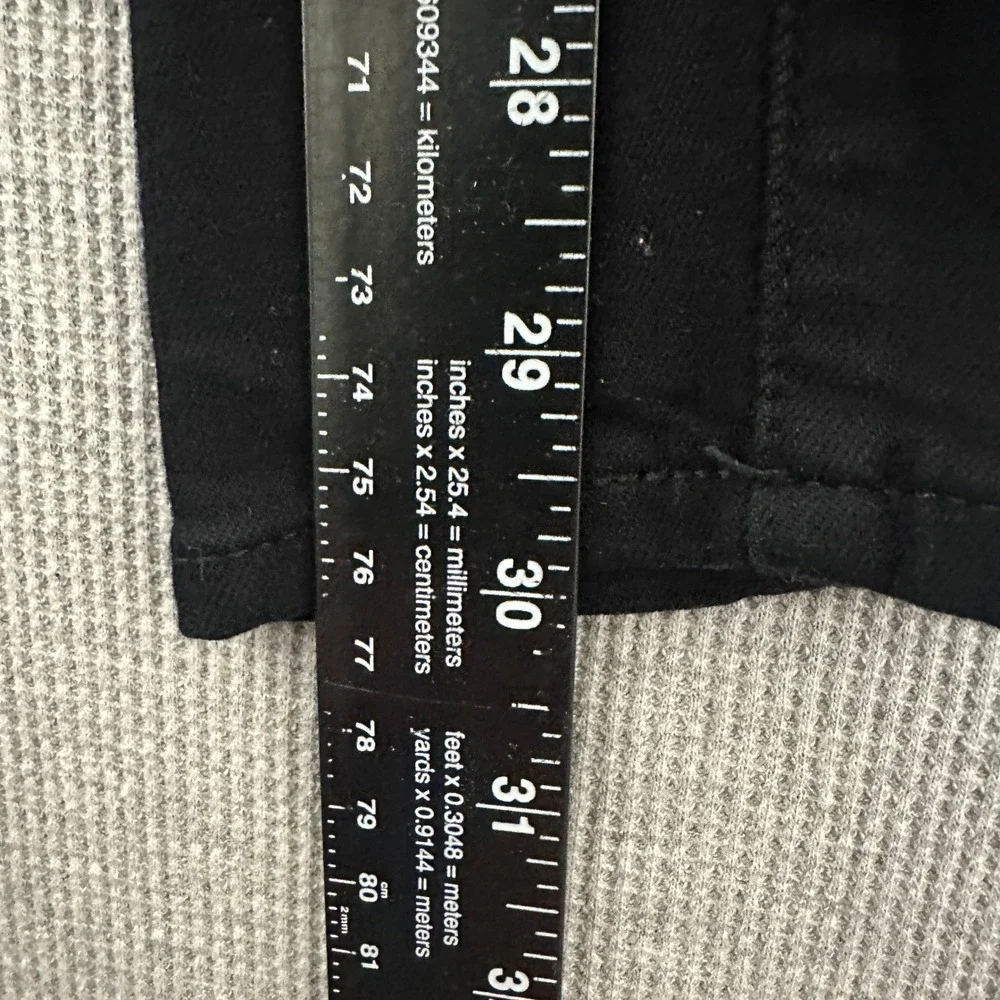 AG Adriano Goldschmied The‎ Farrah Skinny High Rise Jeans Black Women's Size 24R